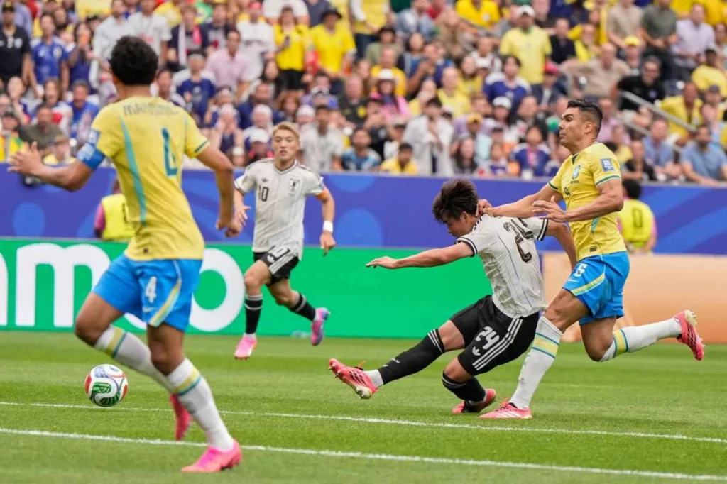 Đội tuyển Nhật Bản chính thức dừng bước tại World Cup 2026 sau khi để thua 1-2 trước Brazil. Ảnh: FIFA