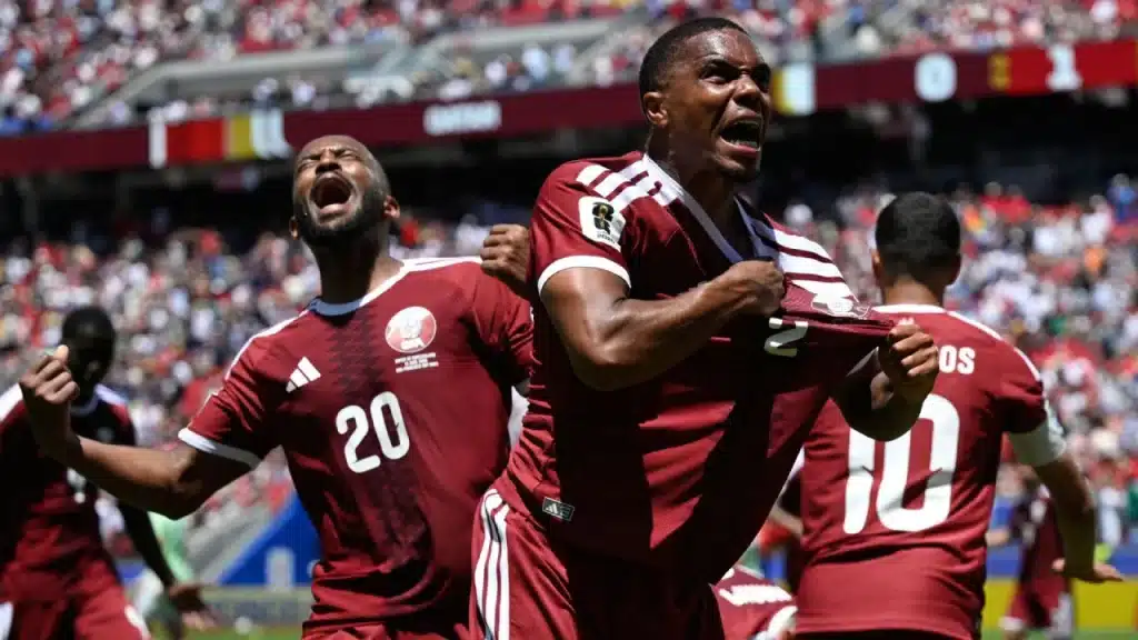 Đội tuyển Qatar đã xuất sắc cầm hòa đối thủ mạnh Thụy Sĩ với tỷ số 1-1. Ảnh: FIFA