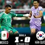 Hàn Quốc Thua Tối Thiểu, Mexico Giành Vé Sớm