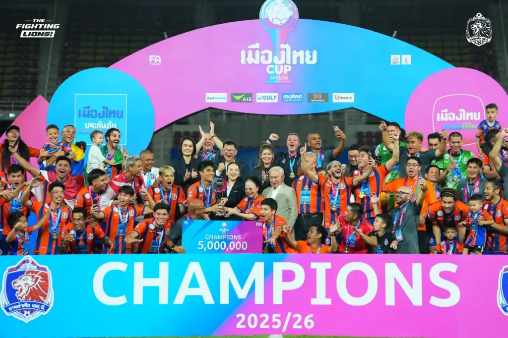 Vị trí Á quân Thai League 2025/26 giúp Port FC giành vé dự ACL Elite 2026/27. Ảnh: Port FC