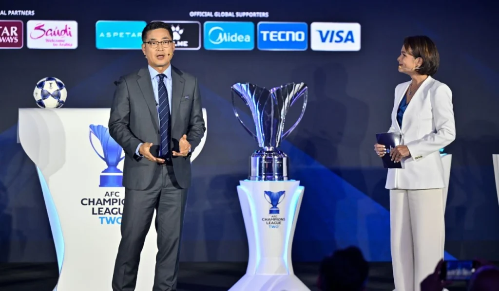 Lễ bốc thăm vòng bảng AFC Champions League Two 2026/27 được tổ chức tại Kuala Lumpur. Ảnh: AFC