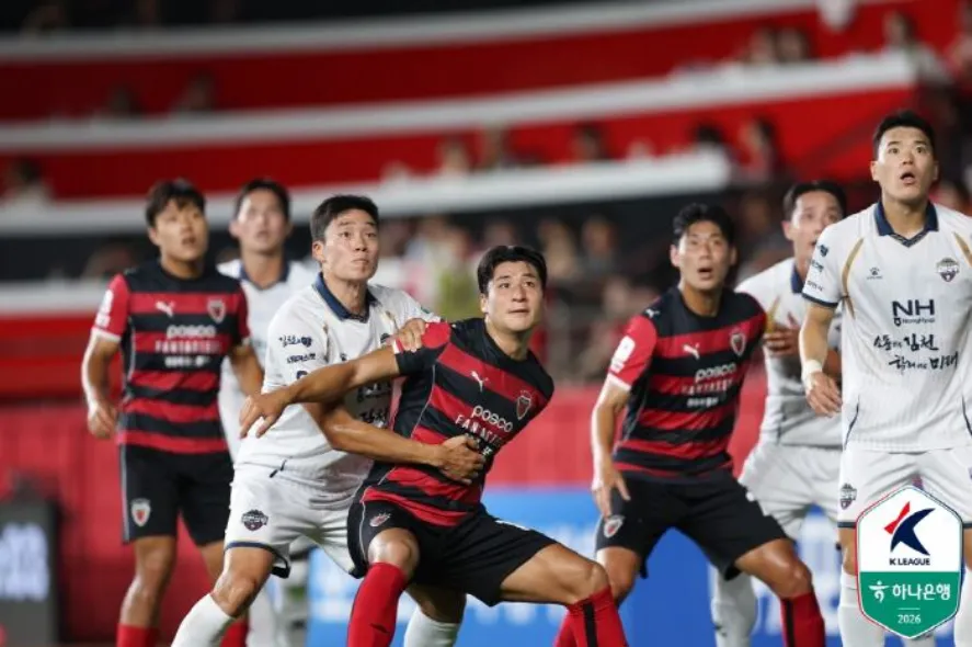 pohang steelers 0-1 gimcheon sangmu vòng 21 k league 2026