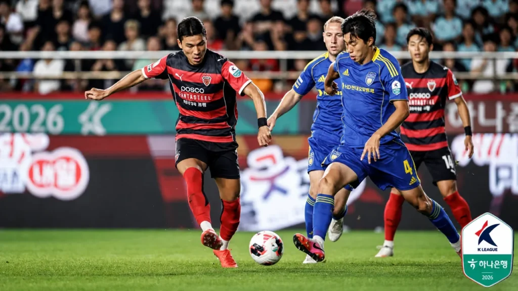 POhang Steelers 0-2 Ulsan HD Vòng 22 K League 2026