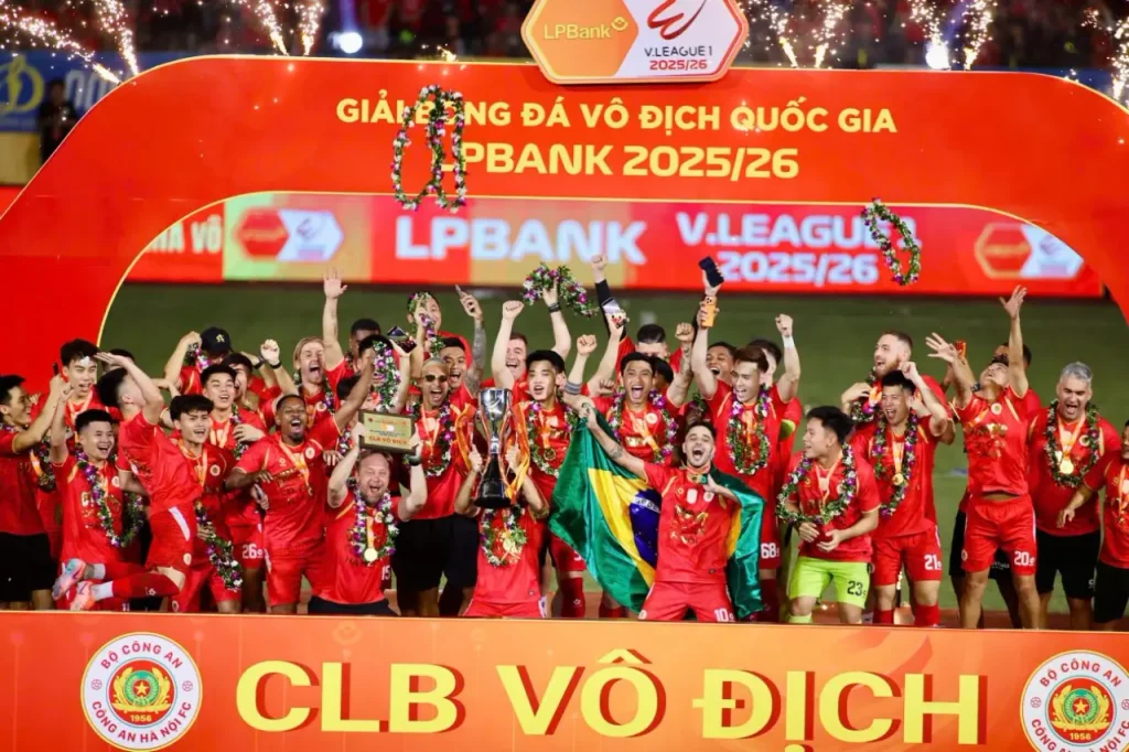 Đương kim vô địch Công An Hà Nội là ứng cử viên hàng đầu cho ngôi vương mùa giải V-League 2026/27.