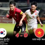 U23 Hàn Quốc 4-0 U23 Việt Nam