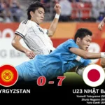 U23 Kyrgyzstan 0-7 U23 Nhật Bản