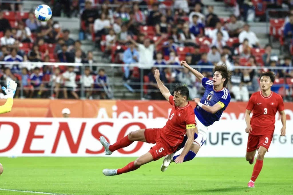 U23 Nhật Bản thể hiện đẳng cấp vượt trội, đánh bại U23 Hong Kong với tỷ số 2-0.