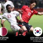 U23 Qatar 1-4 U23 Hàn Quốc